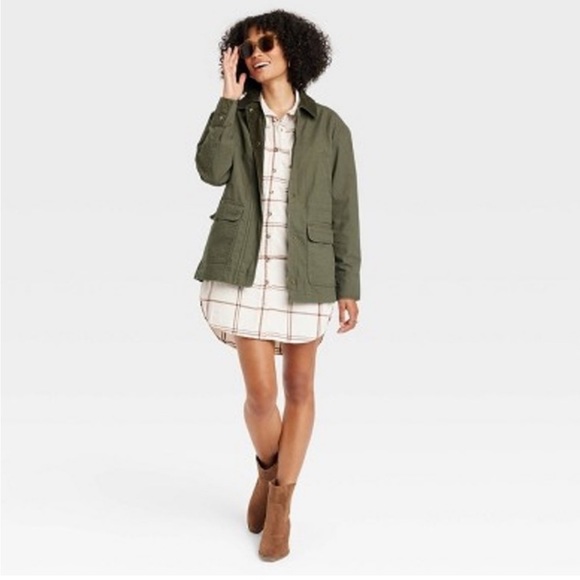 Universal Thread Green Utility Jacket Size Large - Picture 9 of 9